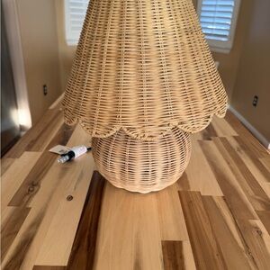 Threshold studio McGee Woven Tan Table Lamp